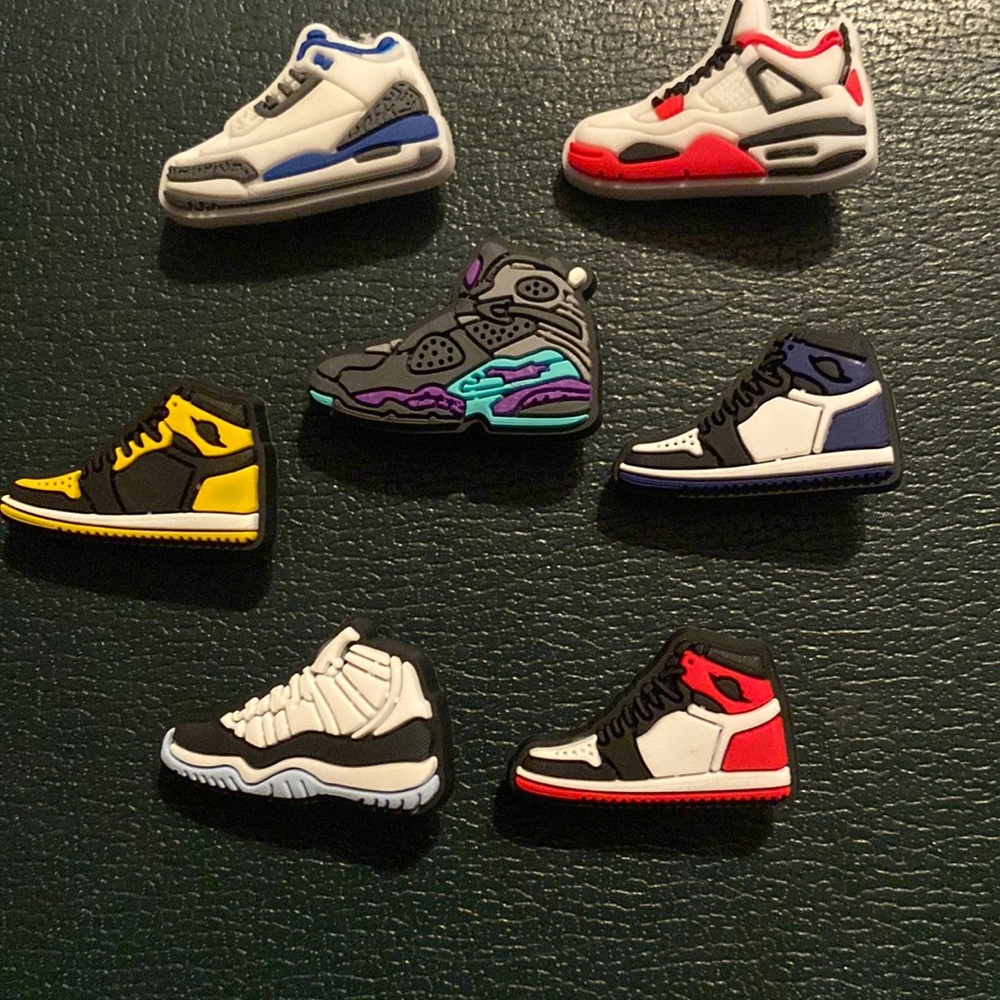 Jordan croc charms